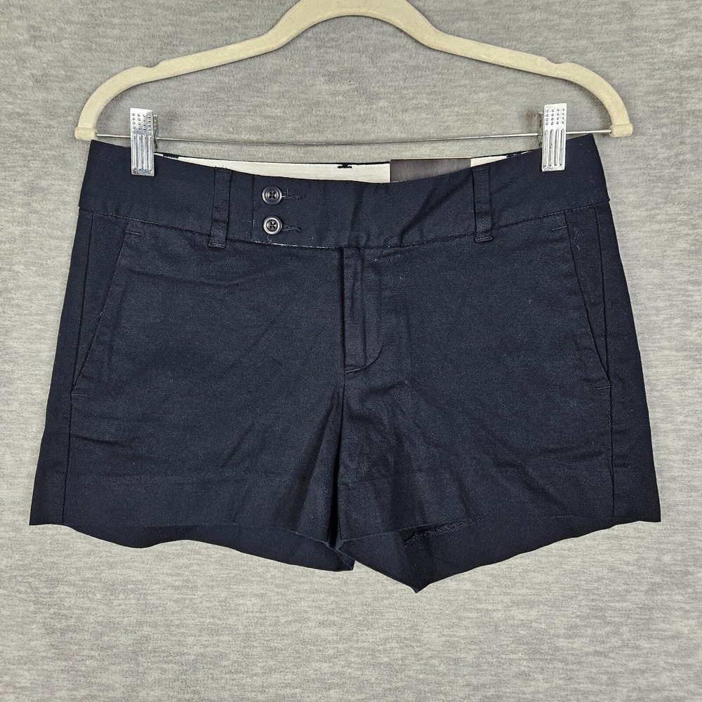 Banana Republic Women's Navy blue Ryan Fit Straight Shorts Size 4 NEW